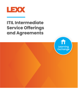 ITIL - Service Offerings and Agreements