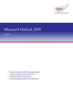 Outlook 2010 Level 1