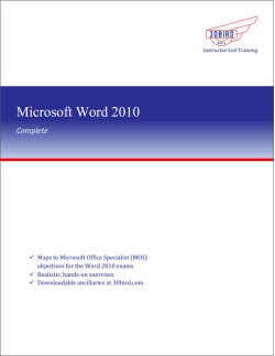 Word 2010 Complete