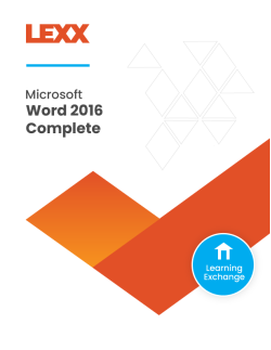 Word 2016 Complete