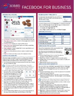 Facebook for Business ShortTrack Training Card