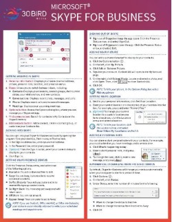 Skype for Business ShortTrack Training Card